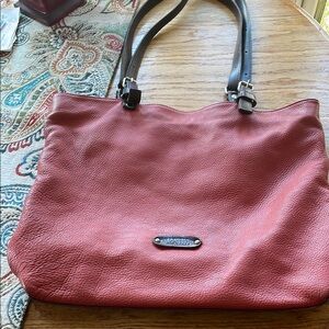 Valentina Red Leather Shoulder Bag. Made in Italy